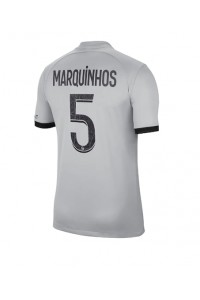 Paris Saint-Germain Marquinhos #5 Fotballdrakt Borte Klær 2022-23 Korte ermer
